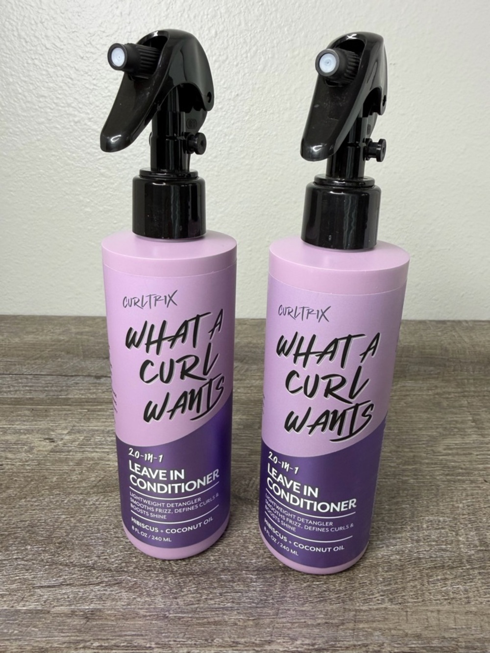 2 Curltrix What A Curl Wants 20 In 1 Leave In Conditioner Hibiscus + Coconut Oil